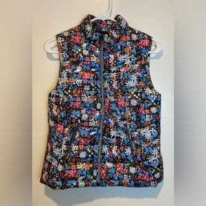 Zara Girls Puffer Vest Floral Size 11/12